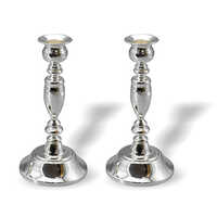 Silver Candle Stand - Material: Metal