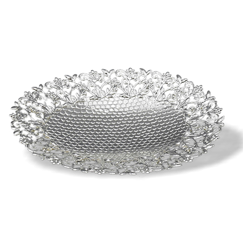 Silver Plated Oval Platter - Material: Metal