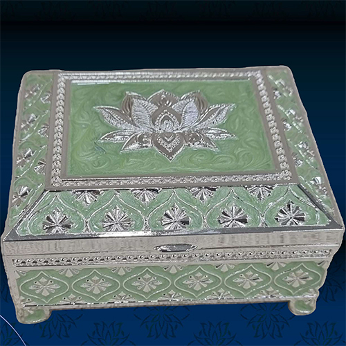 Silver Plated Small Jewellery Box