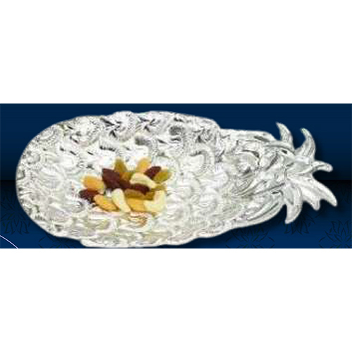 Silver Plated Pineapple Platter - Material: Metal