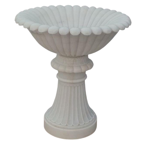 Marble Flower Tub - Material: Stone