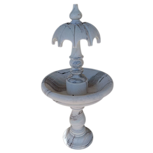 Marble Water Fountain - High-Quality Stone, Stainless Steel Nozzle | Modern Design, Electric Powered, Custom Color Options for Commercial and Decorative Spaces