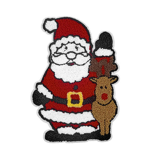 Cartoon Santa Claus Towel Embroidery Patches