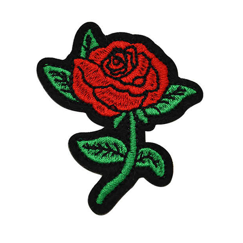 Rose Embroidery Patch