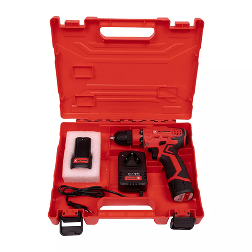 Xtra Power 10 Mm 12V Xpt Series Cordless Drill Set - Application: Industrial