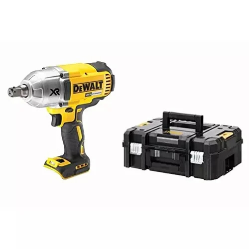 1-2Inch Brushless Impact Wrench Bare Tool - Color: Black & Yellow