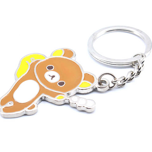 Soft Enamel Metal Key Ring