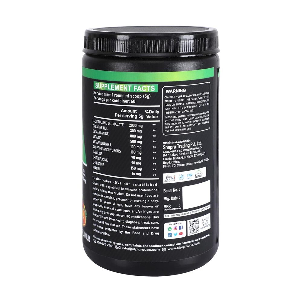 Pre- Workout - Dosage Form: Powder