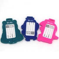 Colored Pvc Luggage Tag - Hardness: Rigid