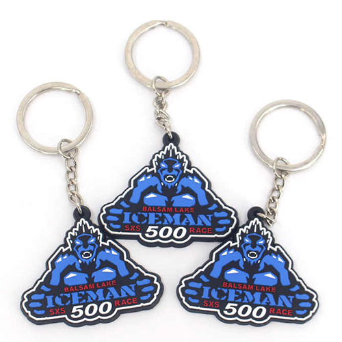 2D Cartoon Character Pvc Keychain - Material: Metal