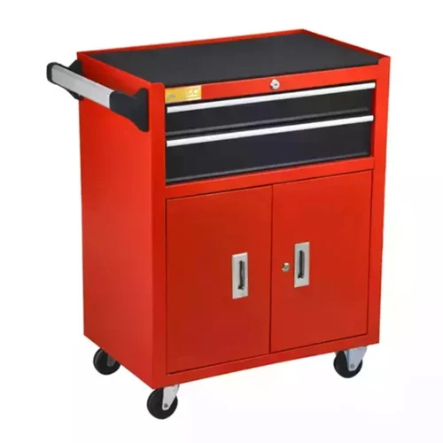 Fulcrum 2 Drawer Tool Trolley With Cabinet - Length: 0.7 Millimeter (Mm)