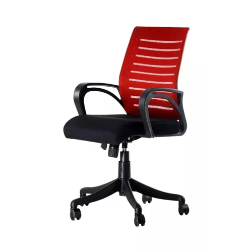 Ib Basic Boom Executive Office Chair - Color: Red And Black