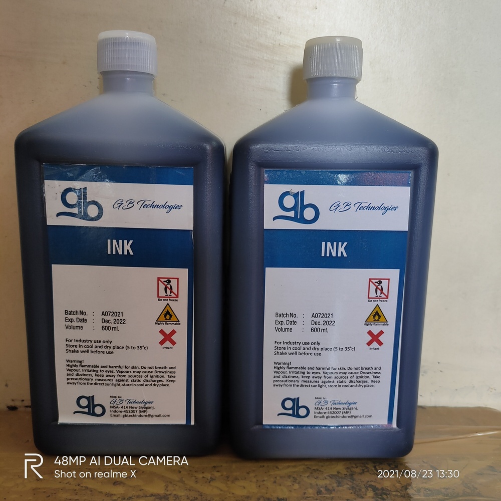 Continuous Inkjet Printer Ink