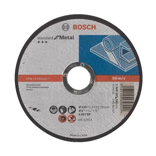 Bosch 5 Inch Cutting Wheel - Color: Silver