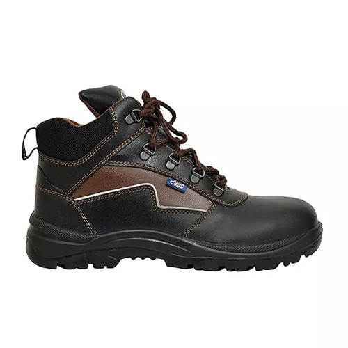 Allen Cooper Ac 1170 High Ankle Steel Toe Pu Sole Black Safety Shoes - Color: Any Color