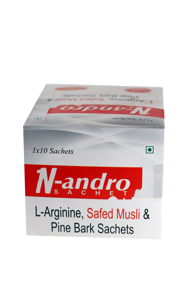 N-andro L Arginine Safed Musli And Pine Bark Sachets - Dosage Form: Powder