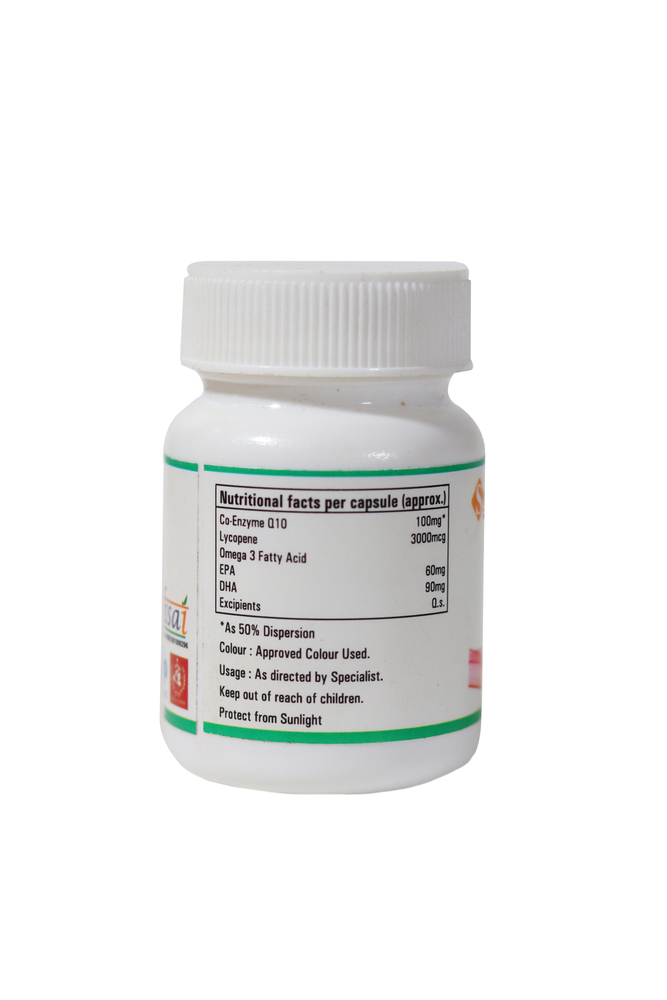 Co-Enzyme Q10 Lycopene Omega 3 Fatty Acid Epa And DHA Capsule