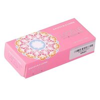 Bausch & Lomb Lacelle Circle Gray Color Monthly Contact Lens (2 Lens/Box) Plano