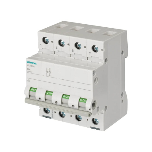 Siemens 20 Amp 1 Pole Mcb - Color: White