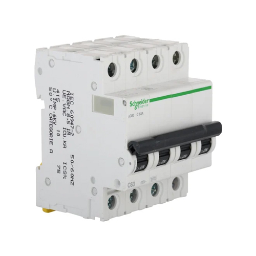 16Amp 4 Pole Mcb - Color: White