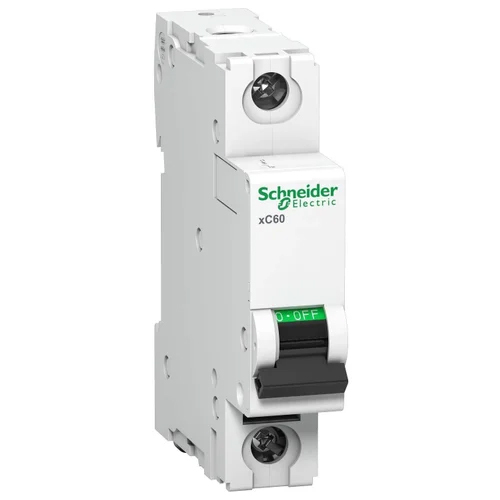 SCHNEIDER MCB - 6Amp 1 Pole, 50Hz, 240V | C Curve, White Color, Suitable for Single Phase Power Systems