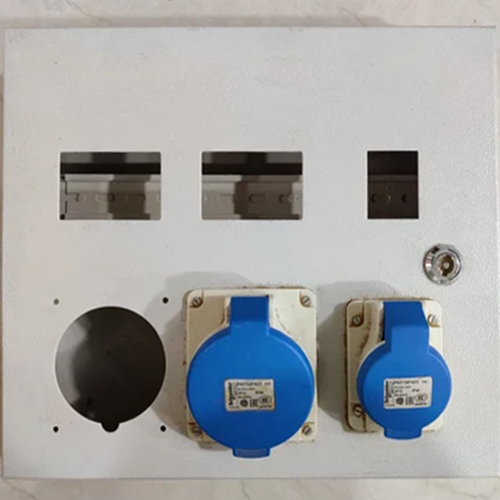 Industrial Plug And Socket Metal Incloser Box - Color: Grey