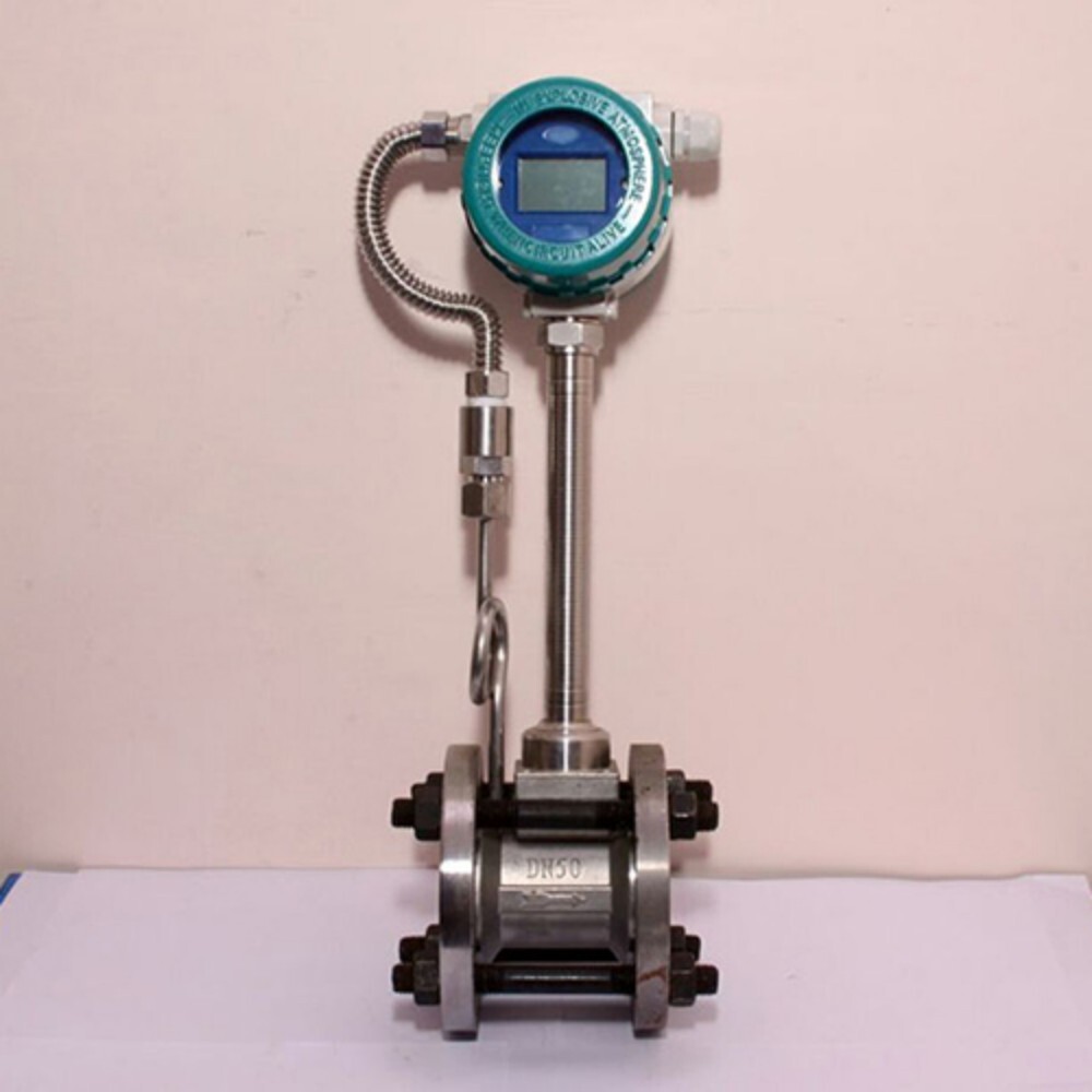 Vortex Flow Meter With Instrumentation Tools - Color: Silver