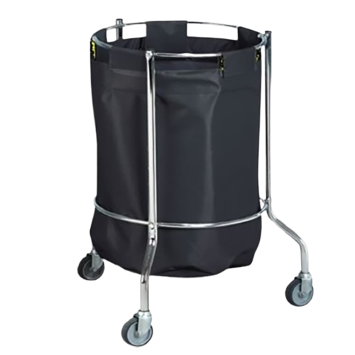 Soiled Linen Trolley - Color: Black