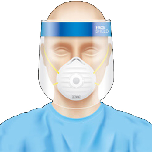 Protective Face Shield - Color: Transparent