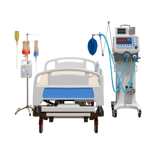 Medical Icu Bed - Color: White