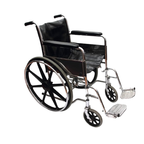 Hospital Wheel Chair - Foot Rest Material: Steel