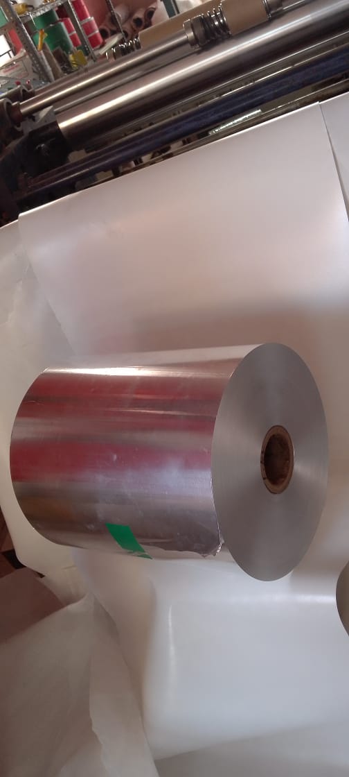 Aluminium Foil Jumbo Rolls - Color: Silver