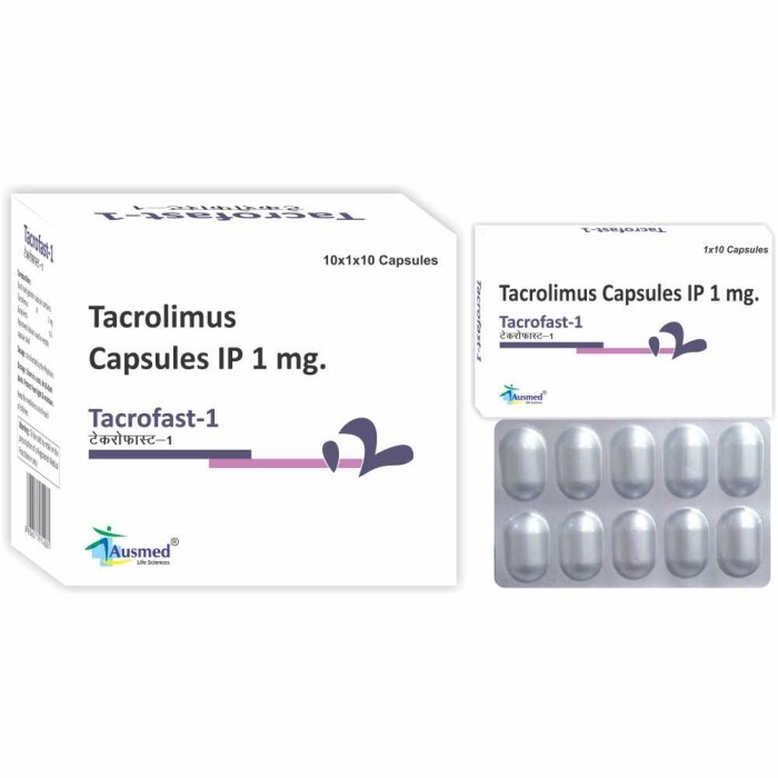 Tacrolimus IP 1 mg