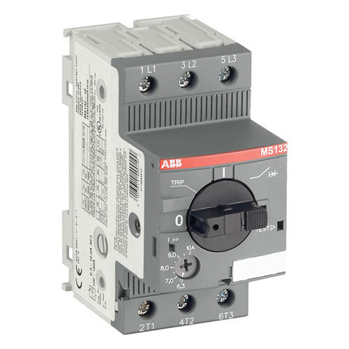 MS132 Manual motor starters with short circuit, overload and phase loss protection