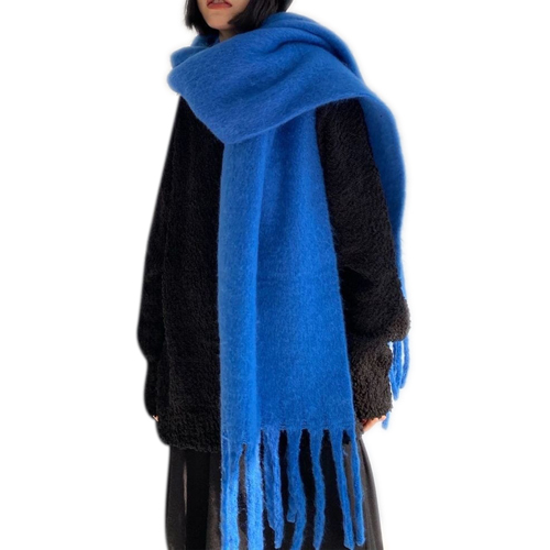 Women Winter Blue Scarf