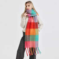 Snuggly Winter Scarf - Color: Multicolor