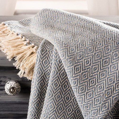 Hand Woven Cotton Throw