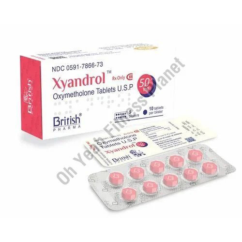 British Pharma Oxymetho-Lone 50Mg Tablets - Drug Type: General Medicines