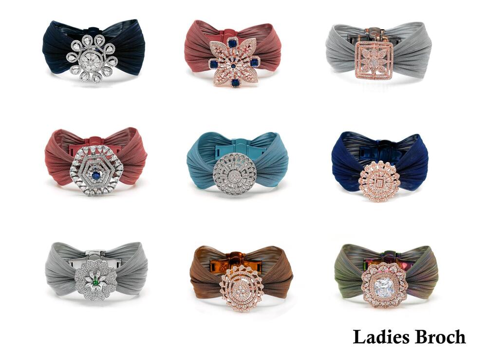 New Design 92.5 Silver Ladies Broch