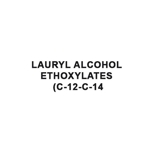 Lauryl Alcohol Ethoxylates (C-12-C-14 - Application: Cleaning & Scouring Agent