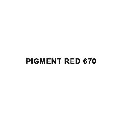 Pigment Red 670 - Application: Textile Industries