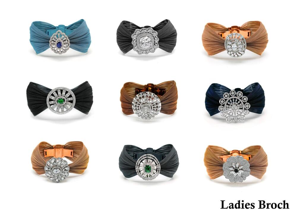 New 92.5 Silver Ladies Broach