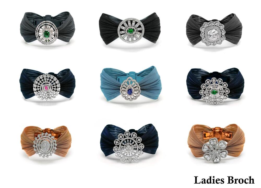 New 92.5 Silver Ladies Broach