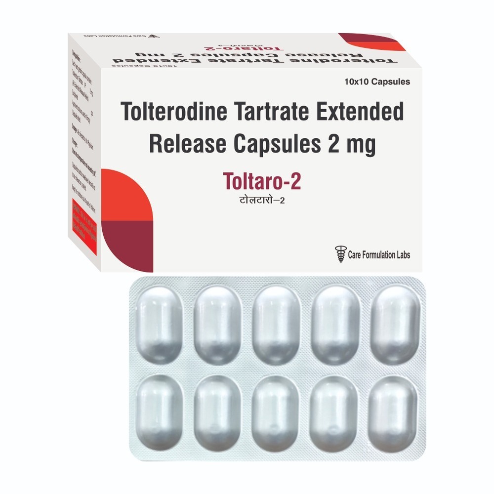 Tolterodine Tartrate Ip 2Mg - Drug Type: General Medicines