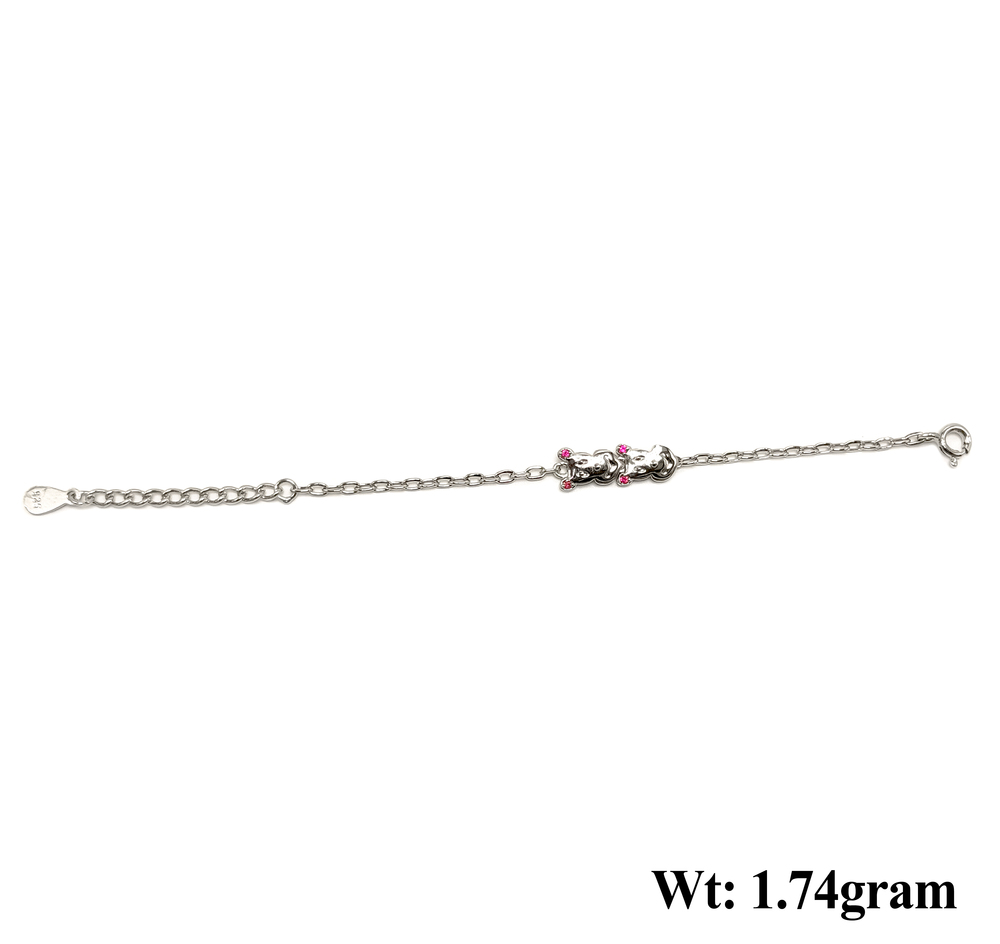 New Design 92.5 Silver Baby Bracelet
