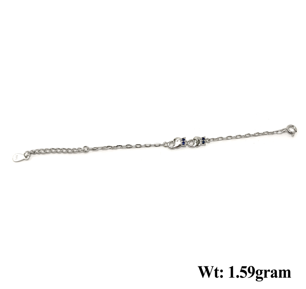 New Design 92.5 Silver Baby Bracelet