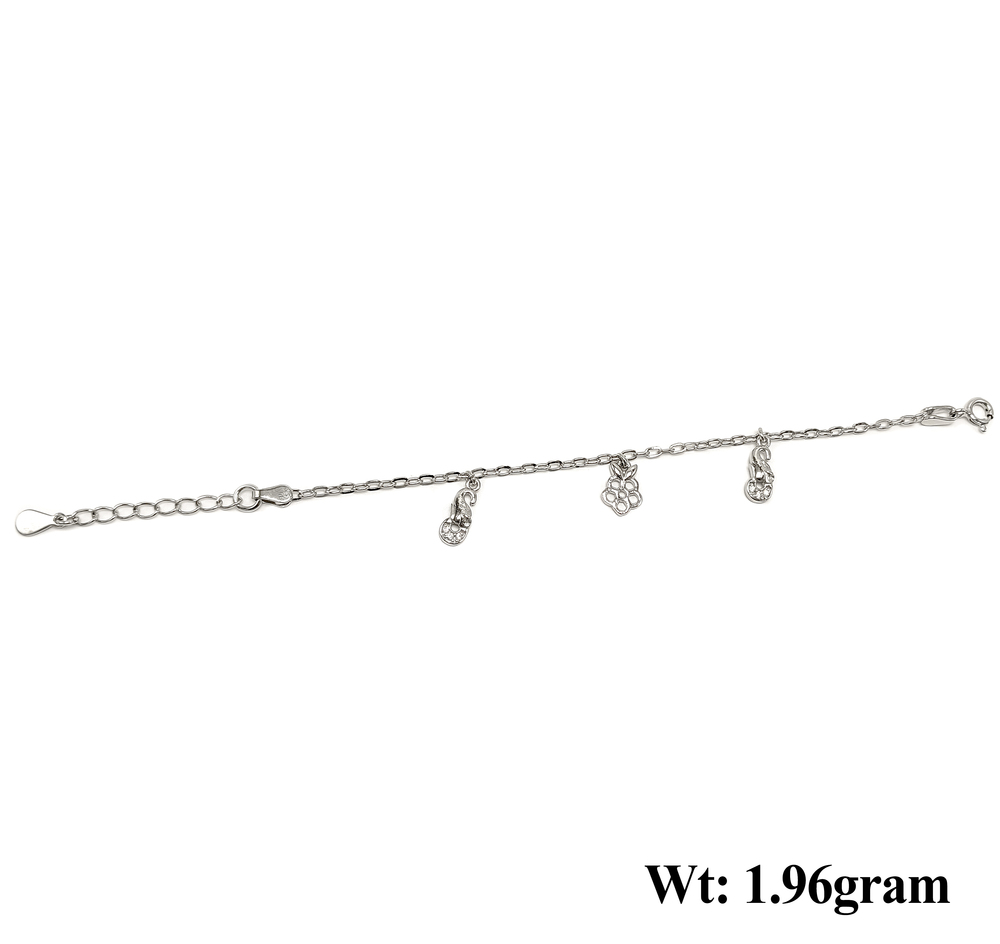New Design 92.5 Silver Baby Bracelet