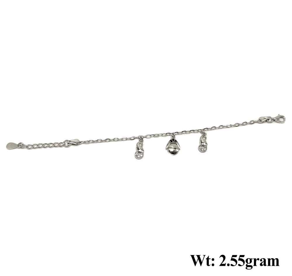 New Design 92.5 Silver Baby Bracelet