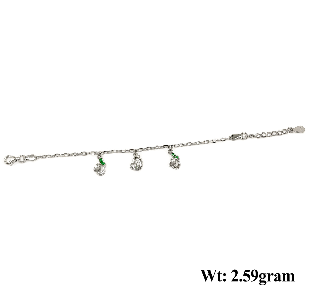 New 92.5 Silver Baby Bracelet