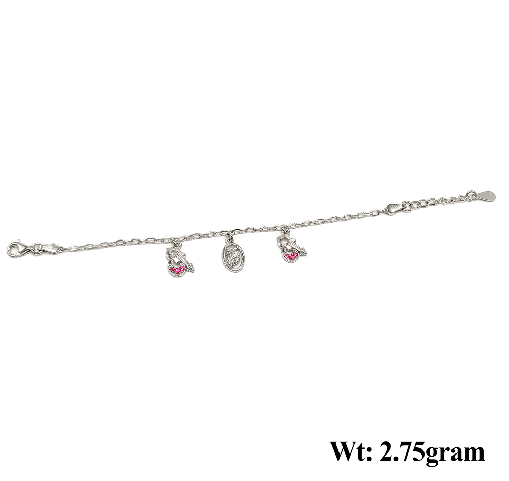 New 92.5 Silver Baby Bracelet